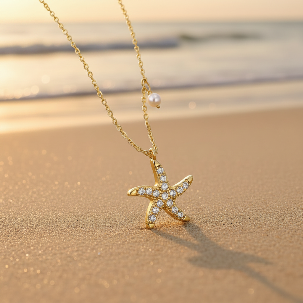 Collier Étoile de Mer Perla - Argent Sterling 925