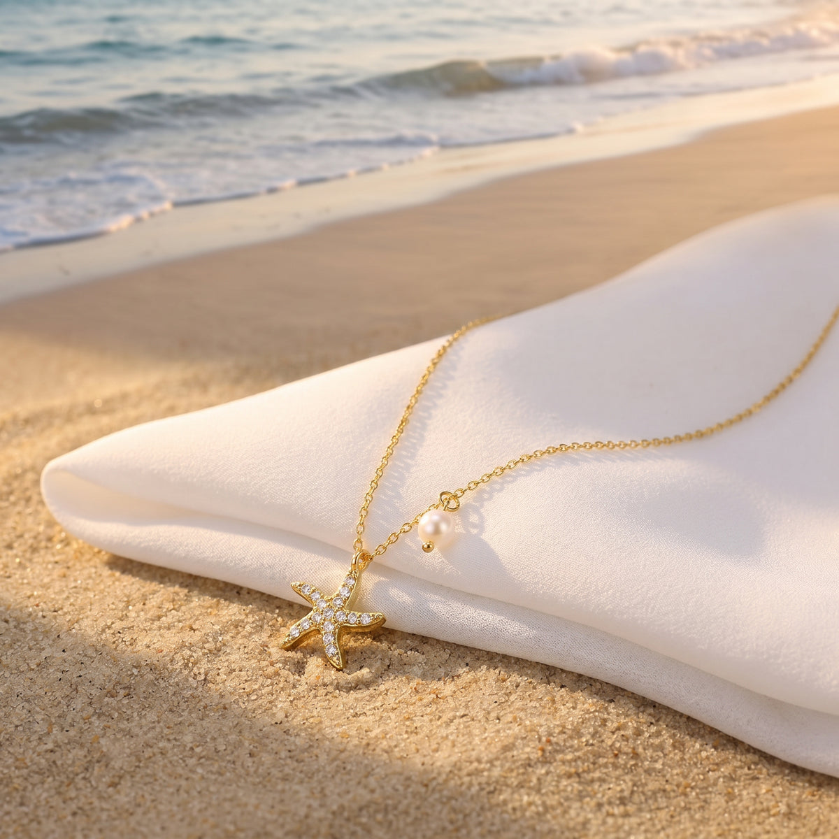 Collier Étoile de Mer Perla - Argent Sterling 925