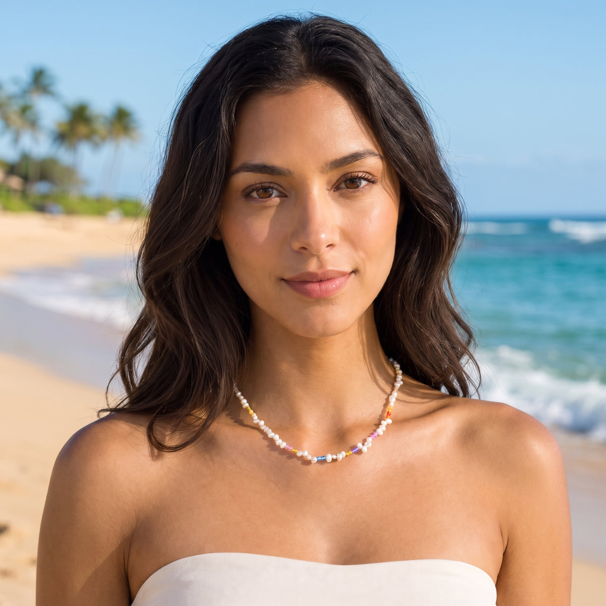Collier Éclats de Mer Marisca - Doré / Détails Argent Sterling 925